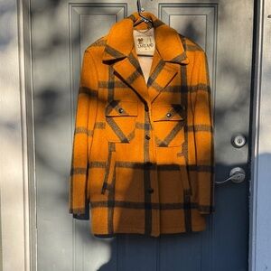 Vintage Lakeland plaid wool jacket coat